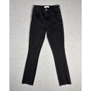 Abercrombie & Fitch Jeans Womens Black Size 26 | 2 Split The Skinny High Rise